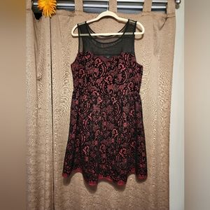 Very Sexy Black and Red Dress